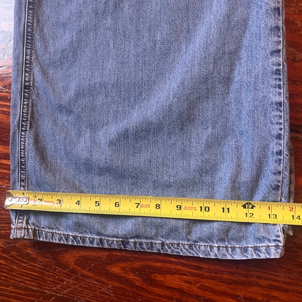 Frame Le Wide Leg Jeans 29 Happy Indigo High Rise Straight Leg Denim - Picture 4 of 10